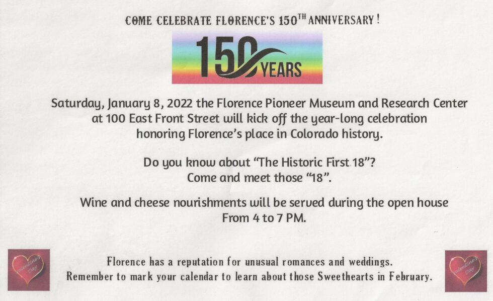 Florence’s 150th Anniversary Celebration Kickoff Fremont360 Florence 150th Anniversary Parade 2025 Tickets